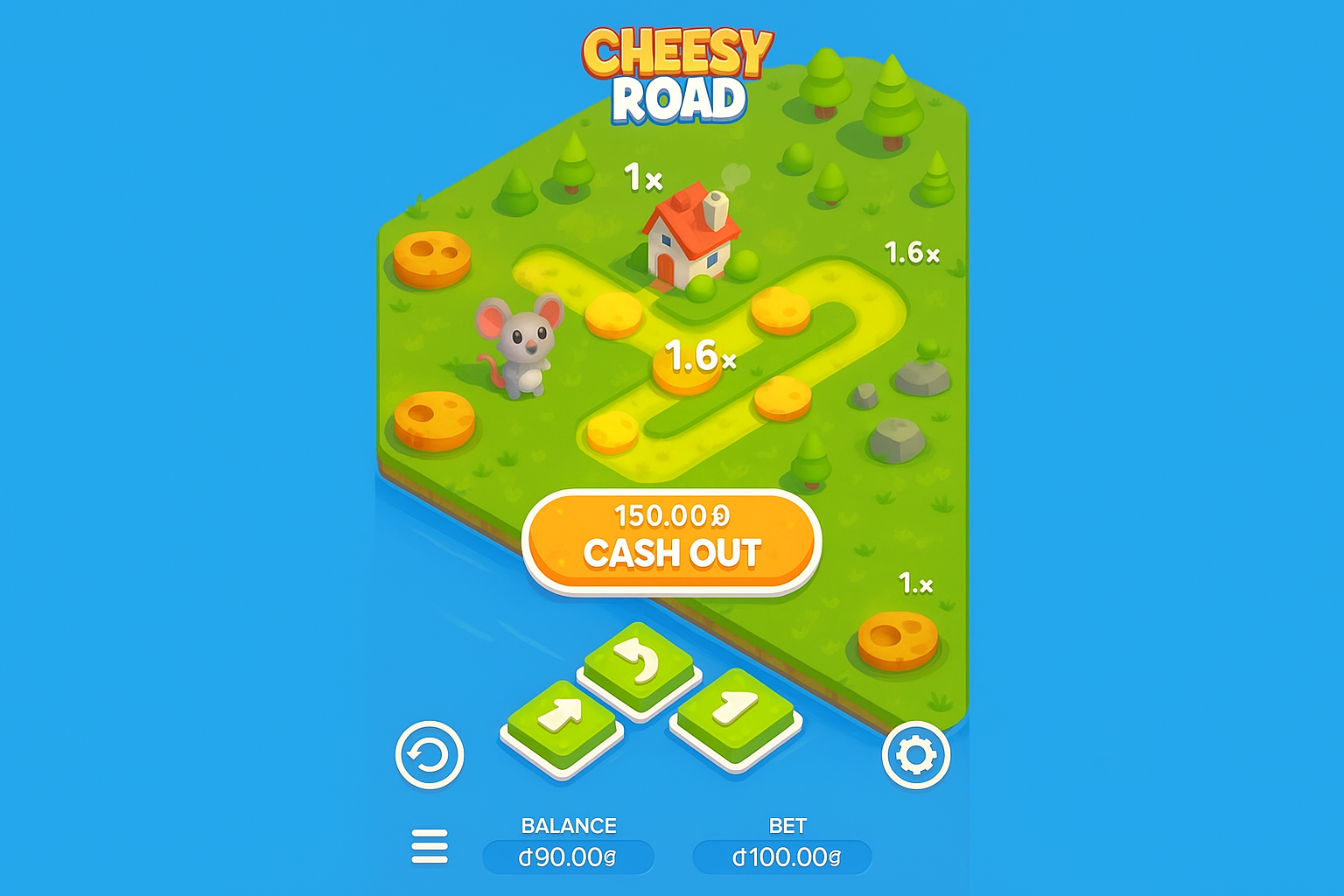 Cheesy Road gameplay